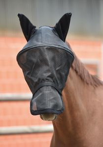 Busse Fliegenmaske FLY PROFESSIONAL schwarz, Busse_17_Groessen:Warmblut Busse Fliegenmaske FLY PROFESSIONAL schwarz, Busse_17_Groessen:Warmblut