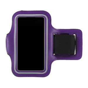 Universal Sport Armband Handy Tasche für Smartphones von 4,5" bis 5,85" Lila