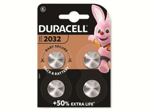 Duracell CR-2032 4erPack Lithium-Knopfzelle 3V