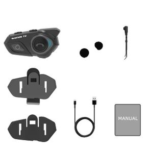 Motorradhelm Headset, Bluetooth Intercom, Lautsprecher-Kommunikation, B