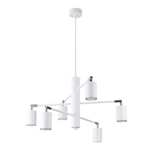 Kronleuchter LEMMI 6 weiß 6xGU10 10W Stahl 125x77x77cm Sollux Lighting