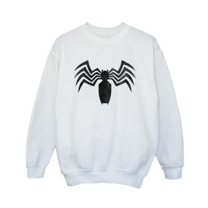 Marvel - "Venom Spider Logo Emblem" Sweatshirt für Jungen BI29799 (104) (Weiß)