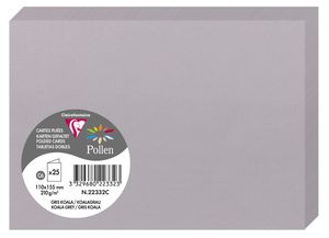 Pollen by Clairefontaine Doppelkarte C6 koalagrau 25 Karten Pollen by Clairefontaine Doppelkarte C6 koalagrau 25 Karten