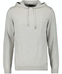 Ragman V-Ausschnitt Pullover mit Kaputze