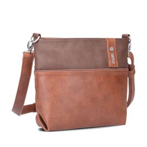 ZWEI Umhängetasche JANA J8 cognac