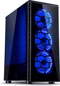 Inter-Tech Geh CXC2 Gaming 3x120mm Lüfter Argus L-12025 blau