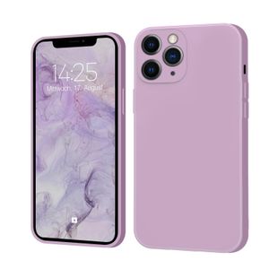 Hülle für iPhone 11 Pro Max Case Cover Bumper Silikon Softgrip Schutzhülle Farbe: Lila