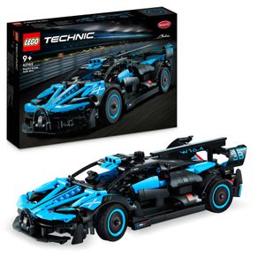LEGO 42162 Technic Bugatti Bolide Agile Blue,  Auto-Modellbausatz, Rennwagen-Spielzeug, Set für Kinder, Jungen, Mädchen und Motorsportfans, Sammlung ikonischer Autos