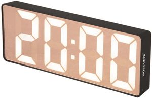 Led-Wecker aus ABS mit Spiegeleffekt Copper