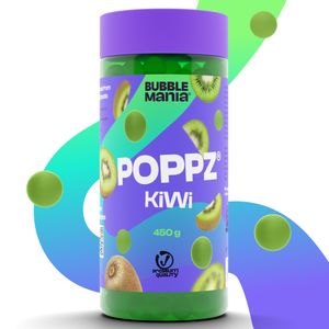 POPPZ Popping Boba - Fruchtperlen für Bubble Tea | Kiwi - Fruchtige Tapioka Perlen von Bubble Mania - 450 G