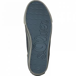 s.Oliver Damen Boots Stiefeletten 5-25235-36, Größe:40 EU, Farbe:Blau