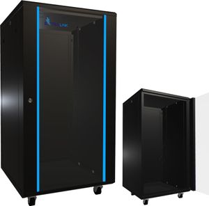 Netzwerkschrank 19 Zoll, für Switches UPS Server, 22 HE 600x600