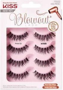 Künstliche Wimpern auf einem Streifen Blowout Pixie x4 Kiss 02 Künstliche Wimpern auf einem Streifen Blowout Pixie x4 Kiss 02