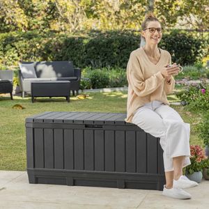 Keter Gartentruhe Kentwood 350 L Anthrazit