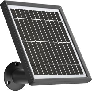ZOSI Outdoor Solarpanel 5V Ladegerät mit 4 Meter USB Ladekabel und einstellbar Halterung für ZOSI C306 Außen Akku Kamera, Wetterfest