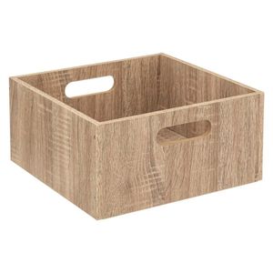 Aufbewahrungsbox - Braun - MDF_E2 - L. 31 x T. 15 x H. 31 cm