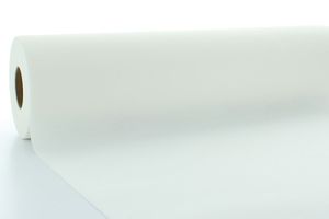 Airlaid Tischdeckenrolle Weiß, 118 cm x 25 m , 1 Stück - Mank