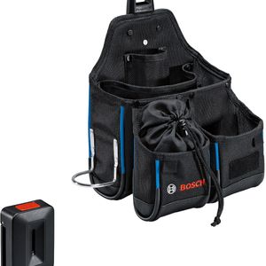 Bosch Professional GWT 4 Gürteltasche (Holster, Werkzeugtasche, ProClick System, für Werkzeuggürtel 93 oder 108)