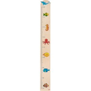 goki 60732 Messlatte Meerestiere H= 90 cm, Holz