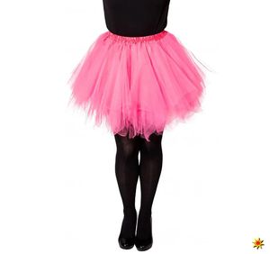 Damen Kostüm Rock Tutu rosa Flamingo