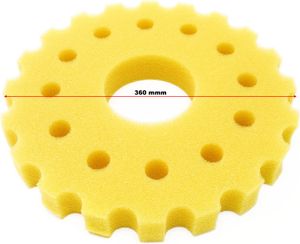 Náhradný diel SunSun pre tlakový rybníkový filter CPF-20000/30000 špongia žltá, rybníkový tlakový filter UVC lampa, účinný rybníkový filtračný systém