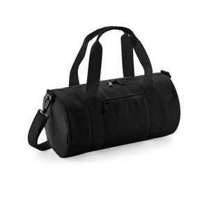 Športová a cestovná taška BagBase Mini Barrel Bag BG140S Black Black/Black 40 x 20 x 20 cm