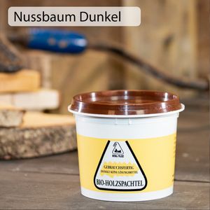 13,90 EUR/kg - Holzspachtel Holzkitt Spachtelmasse - Nussbaum Dunkel - 500g