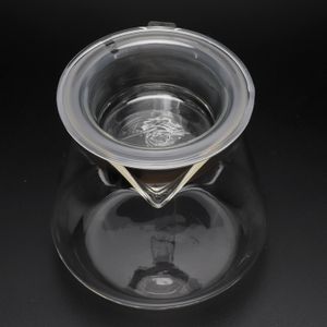 Kaffeemaschine aus Glas, transparenter Kaffeekocher aus Glas, wrmeisolierend für die Küchentheke von Office Home Bar(500ML)