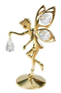 CRYSTAL TEMPTATIONS - Fairy Elfe 3426 Swarovski-Kristall 24k vergoldet 105 x 65mm