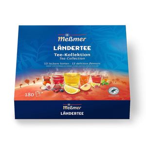 Meßmer Country Tea Collection Box 180 čajových vrecúšok 12 príchutí 435g