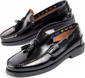Purapiel Mokasin Castellar4 Schwarz