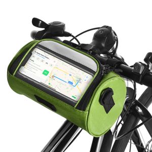 Lixada Fahrrad Lenkertasche wasserdichte Fahrradtasche mit Touchscreen PVC-Sichtfenster, Umhängetasche Multifunktionale Fahrradtasche für Fahrräder Vorne Fahrradpackung