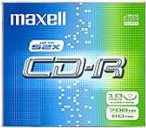 Maxell MAX-CRD19SC, CD-R, 700 MB, 10 Stück(e), 80 min, 52x