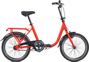 Legnano Falträder Dyon vouwfiets 20 Zoll 40 cm Unisex Felgenbremse Rot