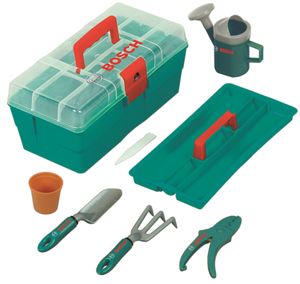 Theo Klein 2791 - Bosch Gartenprofibox mit Zubehör, Spielzeug