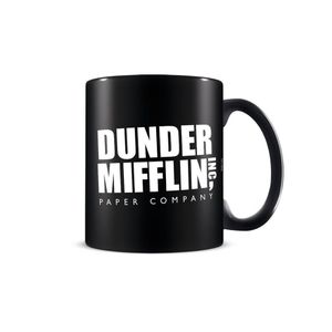 The Office - Hrnček na kávu "Dunder Mifflin" PM5772 (jedna veľkosť) (čierna/biela)