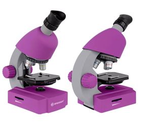 BRESSER JUNIOR Mikroskop 40x-640x lila