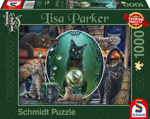 Schmidt Spiele 59665 Lisa Parker Magische Katzen 1000 Teile Puzzle