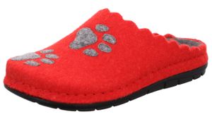 Rohde Damen Pantoffeln Hausschuhe Softfilz Rodigo-D 6199, Größe:41 EU, Farbe:Rot