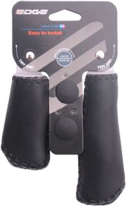 Der Edge Ledergriff - Ergonomisches Ledergriff Set - 135 mm/92 mm - schwarz