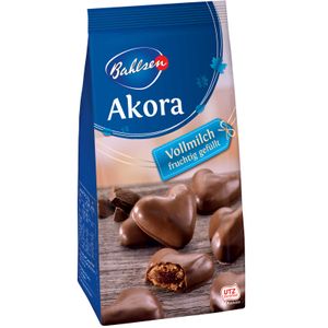 Bahlsen Lebkuchenherzen Akora überzogen mit Vollmilchschokolade 150g