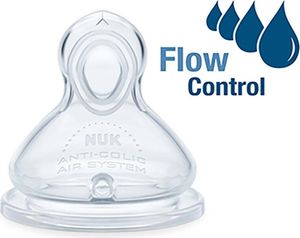 Cumlík Flow Control Nuk 6-18 m 2 ks