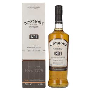 Bowmore No. 1 Islay Single Malt Scotch Whisky in Geschenkpackung | 40 % vol | 0,7 l