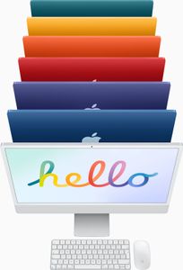 Apple iMac Apple M M1 61 cm (24") 4480 x 2520 Pixel All-in-One-PC 8 GB 512 GB SSD macOS Big Sur Wi-Fi 6 (802.11ax) Pink