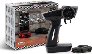 Samochód zdalnie sterowany, Turbo Racing C75 RTR 1/76 RC drift zdalnie sterowany w skali ze światłami LED, samochód zabawkowy 4WD od 4,5,6,7,8 + lat, prezenty dla dzieci (czarny) Samochód zdalnie sterowany, Turbo Racing C75 RTR 1/76 RC drift zdalnie sterowany w skali ze światłami LED, samochód zabawkowy 4WD od 4,5,6,7,8 + lat, prezenty dla dzieci (czarny)