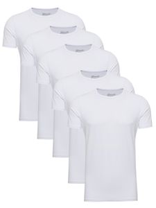 Yazubi - Mythic Basic Rundhals T-Shirt im 5er Pack