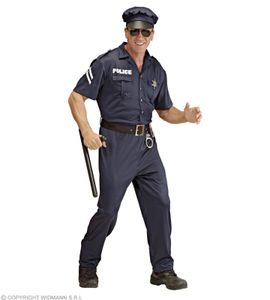 Kostüm Polizist - Polizei Kostüm - Streifenpolizist Männerkostüm L - 52/54