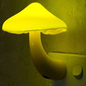 Pilz nachtlicht Steckdose, LED Sensor Plug-in Wandlampe Kinderzimmer