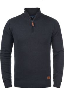 Blend BHRobin Herren Strickpullover Troyer Feinstrick Pullover mit Troyerkragen Rippbündchen Baumwollmischung Regular fit