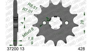 AFAM Standard Stahlritzel vorne 37200 - 428